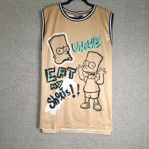 Official Matt Groening Graphic BART SIMPSON Tank Top Size 2XL
